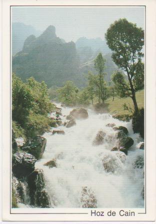 Postal E01097: Hoz de Cain, Picos de Europa
