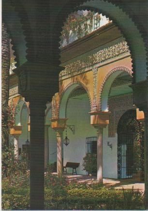Postal E01117: Patio, Palacio de Dueñas, Sevilla