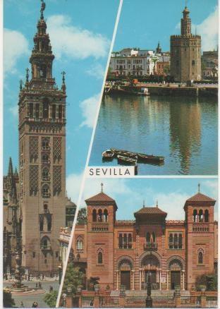 Postal E01119: Imágenes de Sevilla
