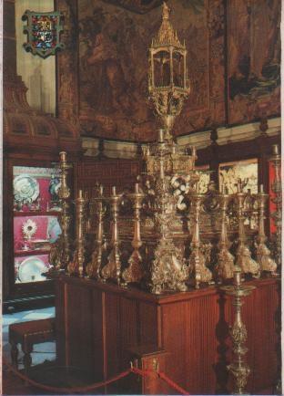 Postal E01092: Custodia del Corpus , museo Catedral de Granada