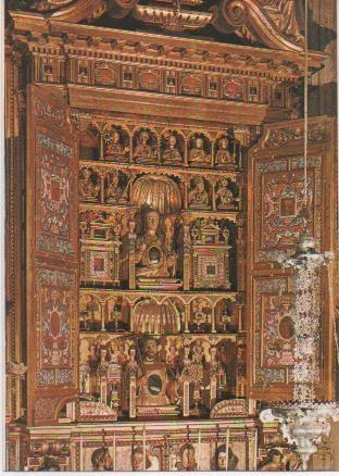 Postal E01068: Altar "Relicario" Capilla Real, Granada