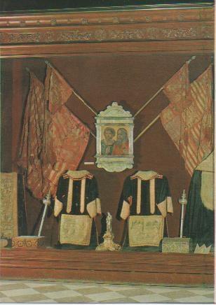 Postal E01069: Estandartey guiones de los Reyes Catolicos
