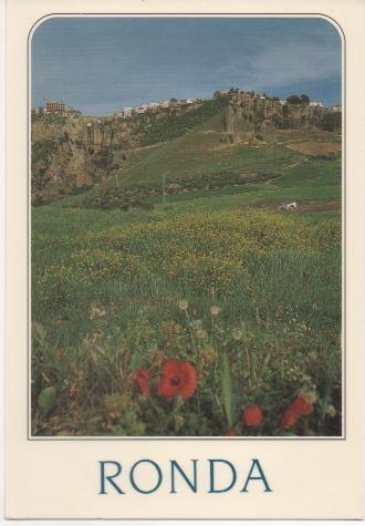 Postal E01088: Vista de Ronda, Málaga