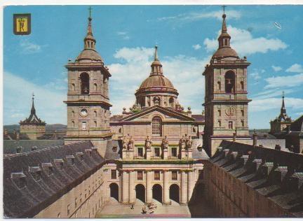 Postal E01251: Patio de los Reyes, Monasterio El Escorial