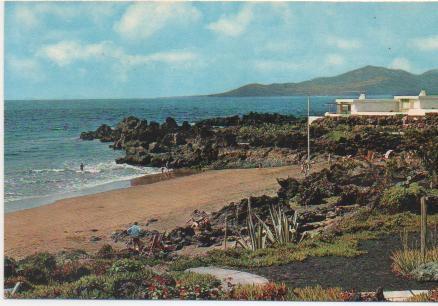 Postal E01423: Playa Blanca, Lanzarote