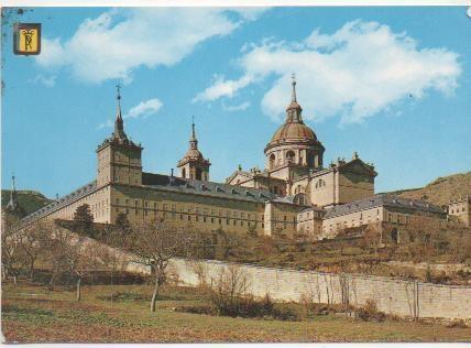 Postal E01429: Monasterio desde la HuertaEl Escorial