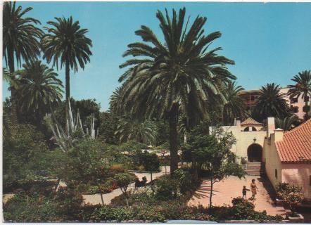 Postal E01408: parque Doramas, Las Palmas de Gran Canaria