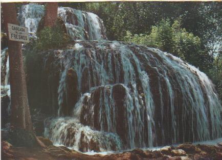 Postal E01395: Cascada Los Fresnos, monsterio de Piedra, Zaragoza