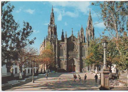 Postal E01406: Catedral Ciudad de Arucas Isla de Gran Canaria
