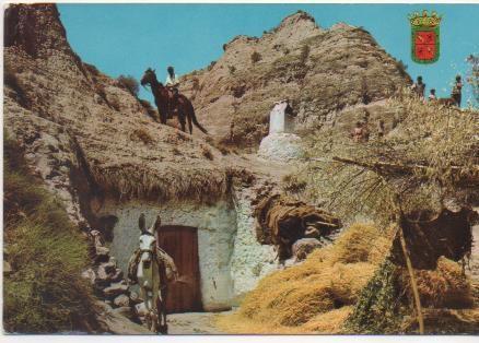 Postal E01438: Cuevas, Purullena