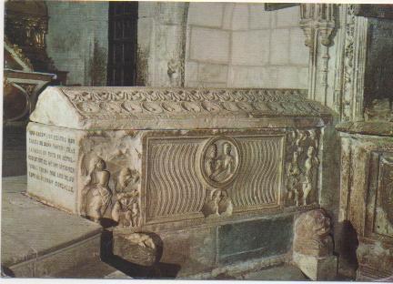 Postal E01472: Sepulcro de DªSancha S. III,Covarrubias, Burgos