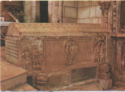 Postal E01473: Tumba de DªSancha Siglo III, Covarrubias,Burgos