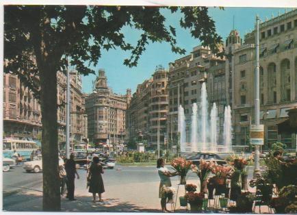 Postal E01495: Florista, Plaza del Caudillo, Valencia