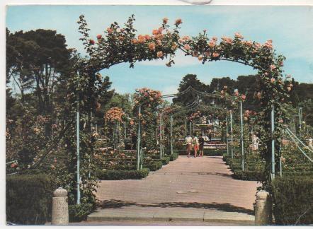 Postal E01498: Parque del Retiro, Madrid