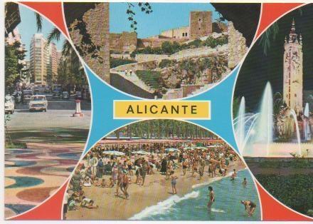 Postal E01447: Imágenes de Alicante