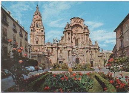 Postal E01291: Plaza de los çApostoles,Catedral de Murcia