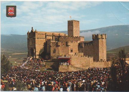 Postal E01297: Castillo de Xavier, Navarra