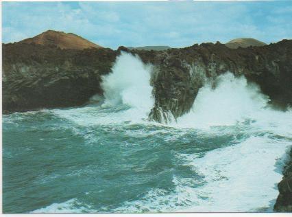 Postal E01260: Los Hervideros, Lanzarote