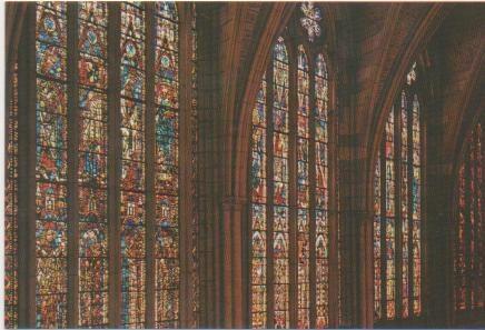 Postal E01273: Vidrieras siglo XIII, Catedral de León