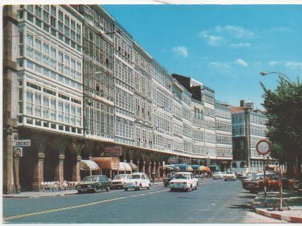 Postal E01277: Avnuda de la Marina, La Coruña