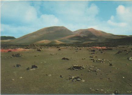 Postal E01266: Paisaje lunar, Montaña del Fuego, Lanzarote