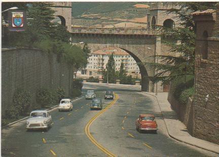 Postal E01357: portal Nuevo,Pamplona