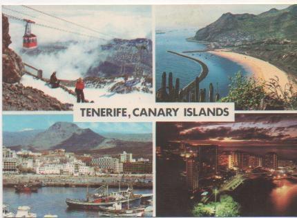 Postal E01365: Imágenes de Tenerife, Islas Canarias
