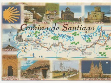 Postal E01370: Cmino de Santiago