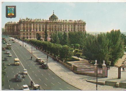 Postal E01329:  Jardines Sbatini y Palacio Real, Madrid