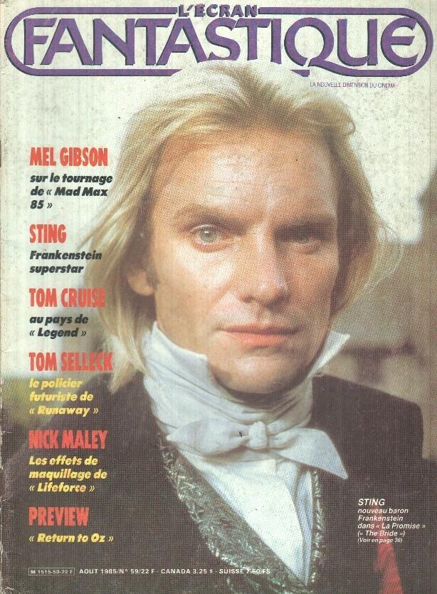 Revista: L'Ecran Fantastique 59 (Francés)