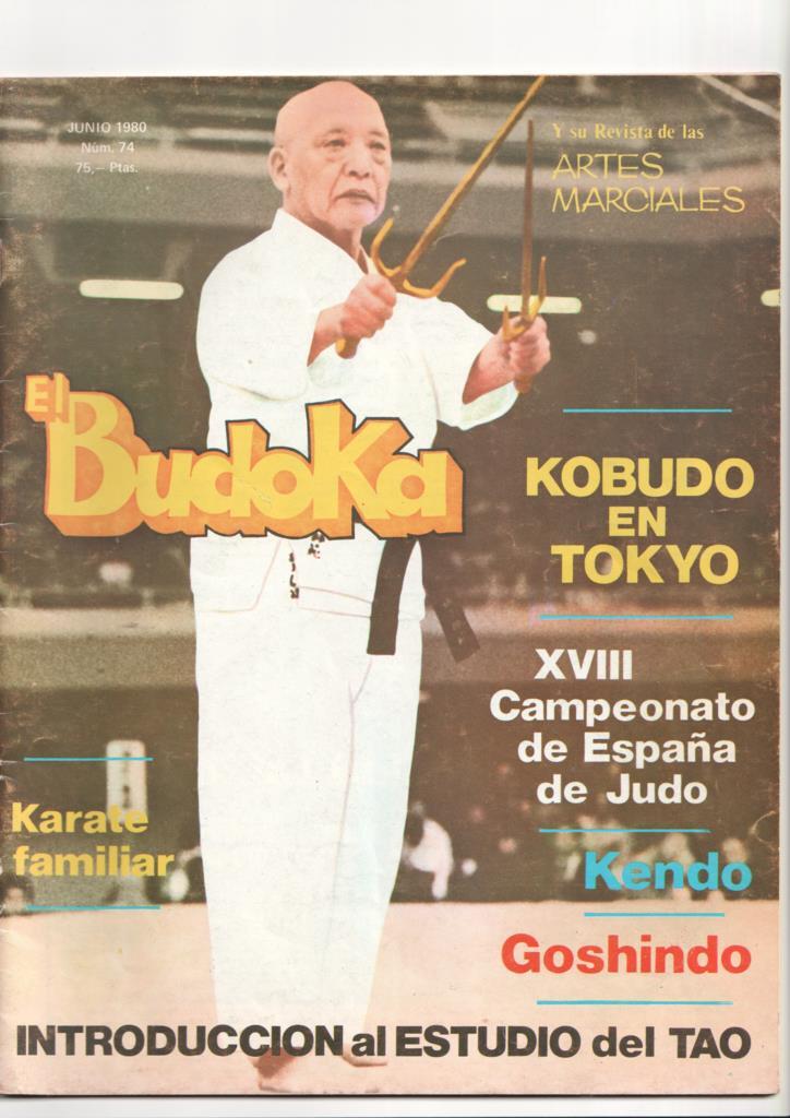 Revista: El Budoka num 74, junio 1980. Revista Artes Marciales - Introduccion al estudio del Tao, entrevista con William Liquori