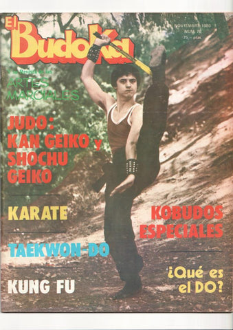 Revista: El Budoka num 78, nov 1980. Revista Artes Marciales - Judo Kan Geiko y Shochu Geiko