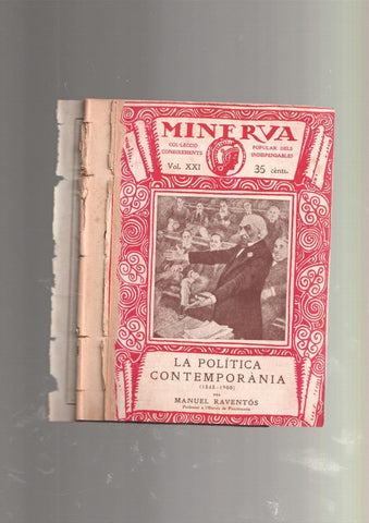 Revista Minerva volumen XXI: La politica contemporania 1848-1900