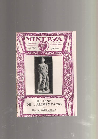 Revista Minerva volumen XVI: Higiene de l'alimentacio