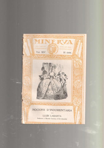 Revista Minerva volumen XIV: Nocions d'indumentaria