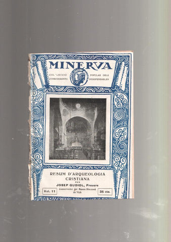 Revista Minerva volumen 11: Resum d'Arqueologia Cristiana