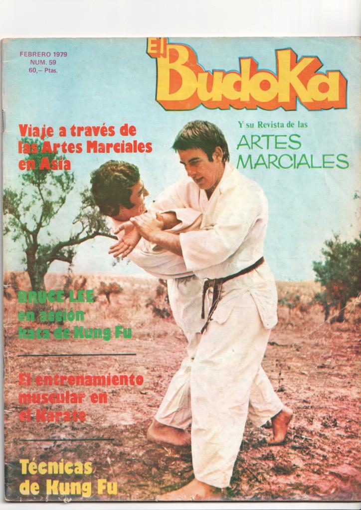 Revista: El Budoka num 59, febrero 1979. Revista Artes Marciales - Entrenamiento muscular en Karate,  En busca de los origenes del budo