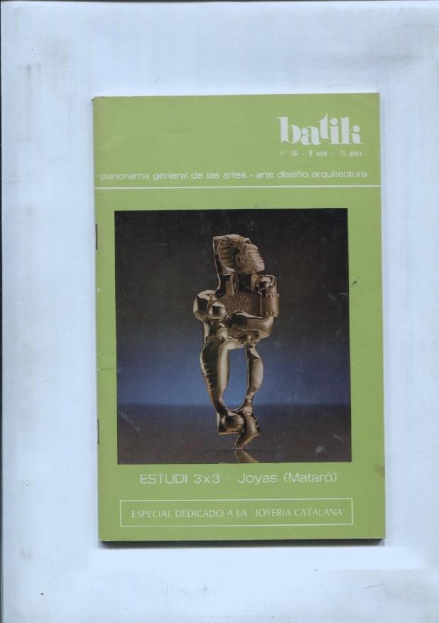Batik numero 036: especial dedicado a la joyeria catalana