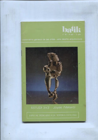 Batik numero 036: especial dedicado a la joyeria catalana