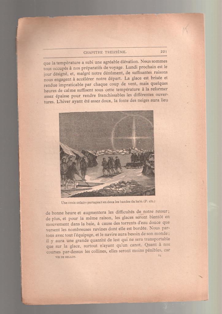 Hoja numero 15 con ilustracion de la obra J.Bellot 