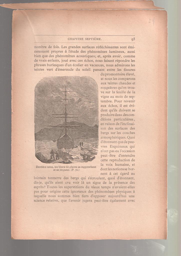 Hoja numero 24 con ilustracion de la obra J.Bellot  