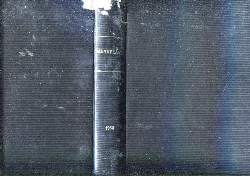 Manufrance: tomo artesanal catalogo de la firma para 1968