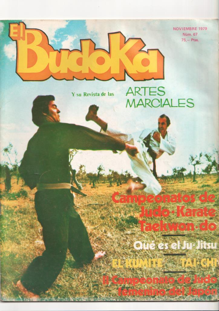 Revista: El Budoka num 67 noviembre 1979. Revista Artes Marciales - Que es el Ju-Jitsu, El Kumite