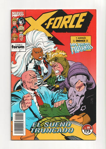 Planeta: X Force volumen 1 numero 19: Indice de los nuevos mutantes 1 al 12