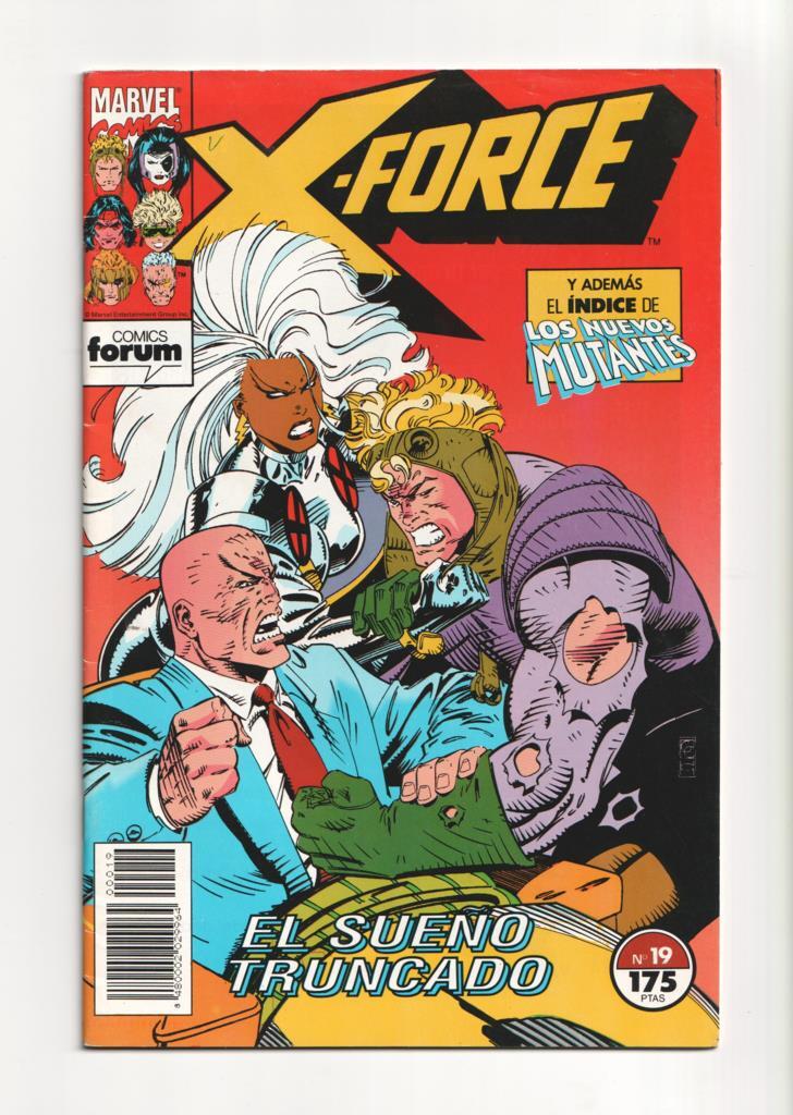 X Force volumen 1 numero 19: Indice de los nuevos mutantes 1 al 12