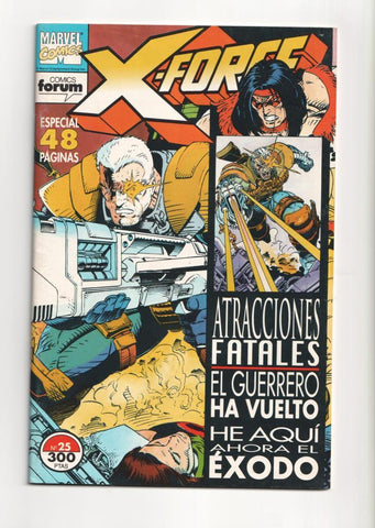 X Force volumen 1 numero 25: Atracciones fatales, especial 48 paginas