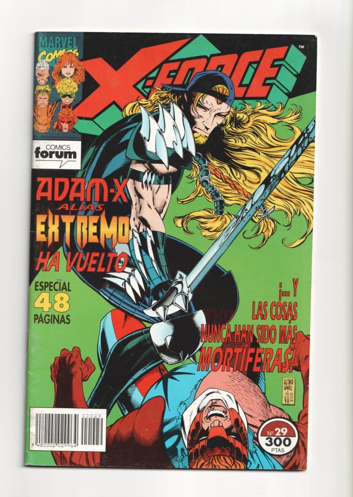 X Force volumen 1 numero 29 Adam X, especial 48 paginas