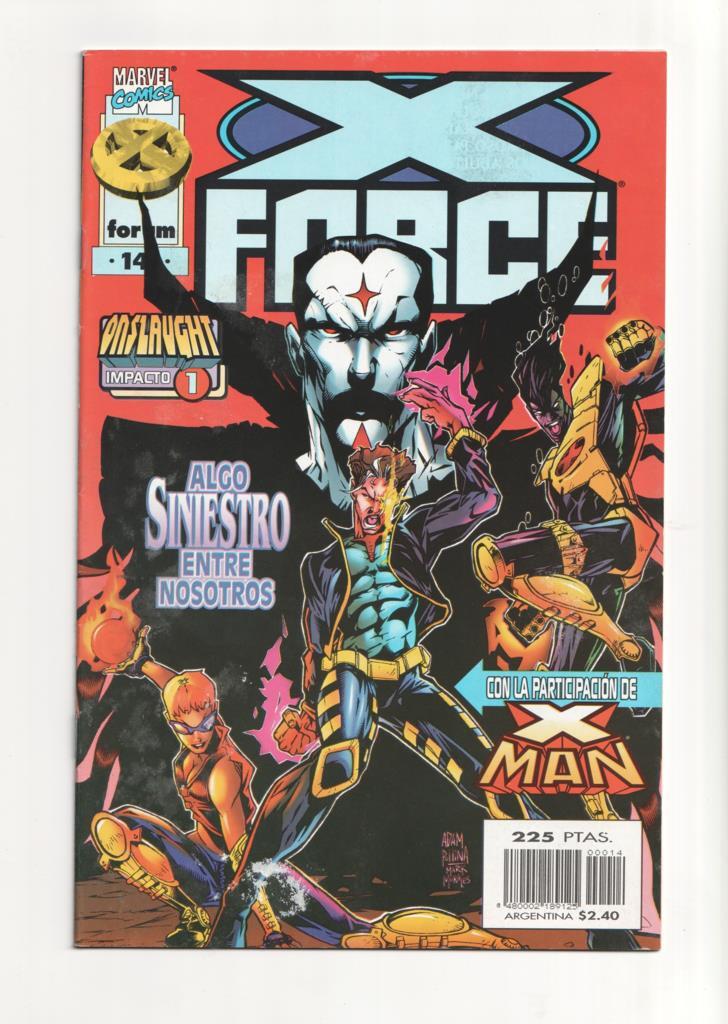 Planeta: X Force volumen 2 numero 14: Onslaught