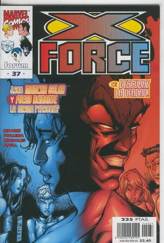 Planeta: X Force volumen 2 numero 37: Son Mancha Solar y Fuego reinante la misma persona