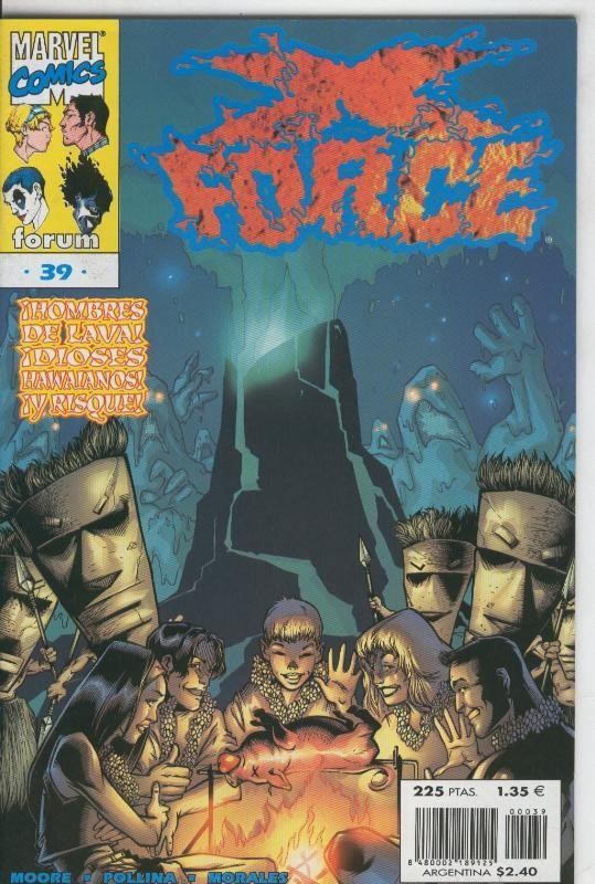Planeta: X Force volumen 2 numero 39: Lava caliente